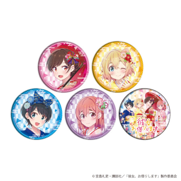 「彼女、お借りします」缶バッジ05/着物ver. ボックス(全5種)